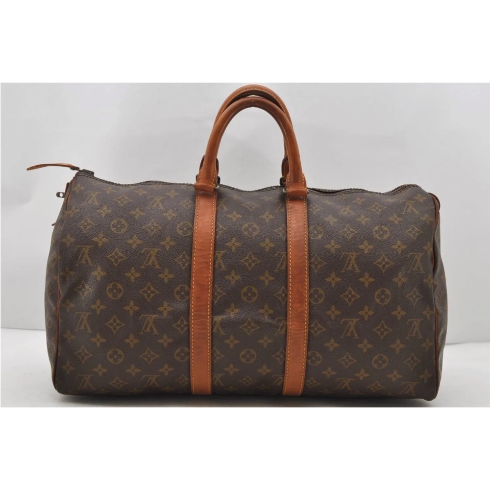 Louis Vuitton Monogram Keepall 45 Boston Bag Old Model LV